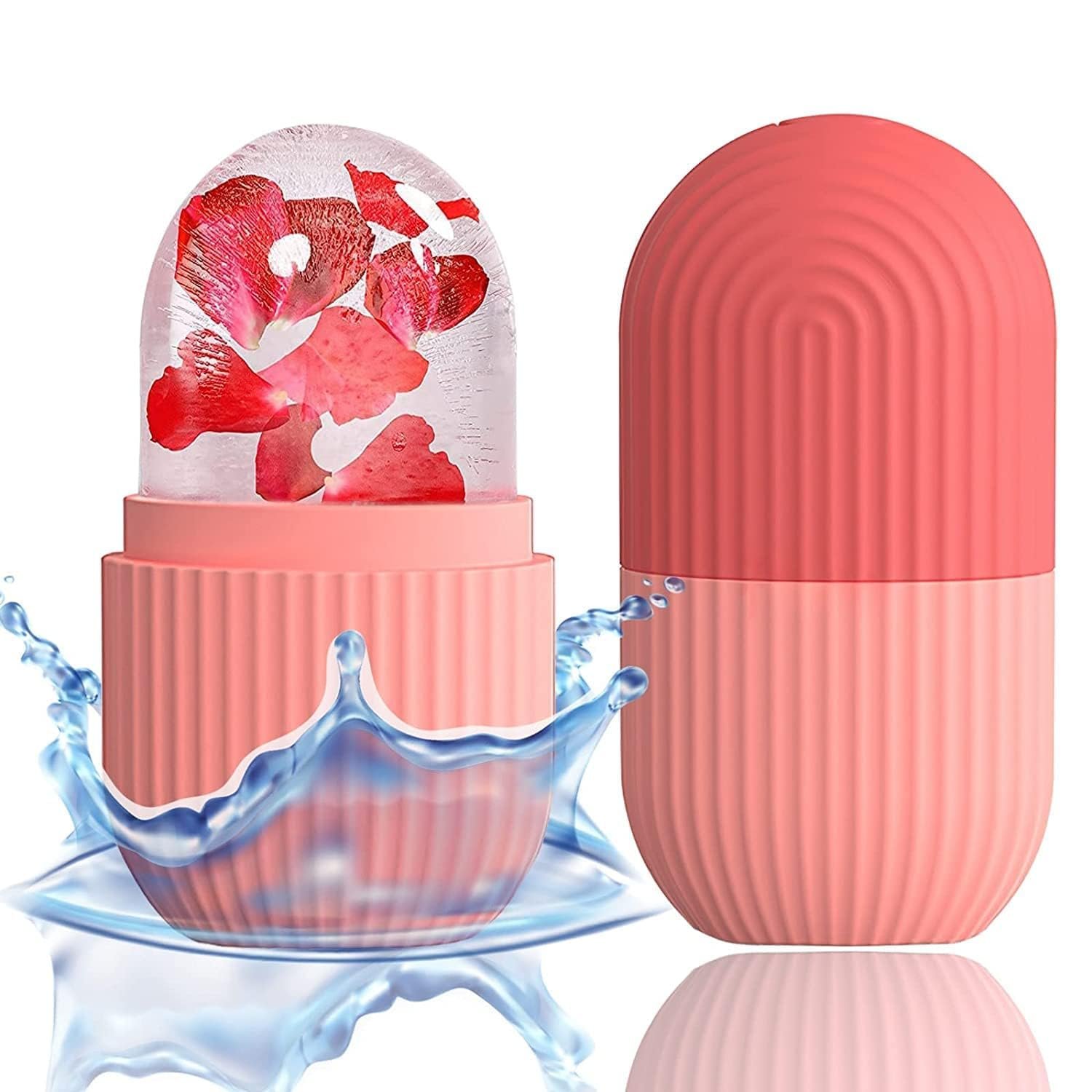 ANTIL’S Face Ice Roller for Men & Women – Reusable & Unbreakable Face Massager for Glowing Skin, Puffy Eyes & Relaxation – Ice Cube Roller for Skin Care (Multicolor)