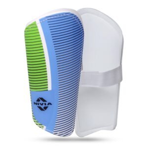 Nivia Wisdom – 2018 Plastic Shin Guard for Youth, for Football Games Matches, Training, Light Weight & Breathable