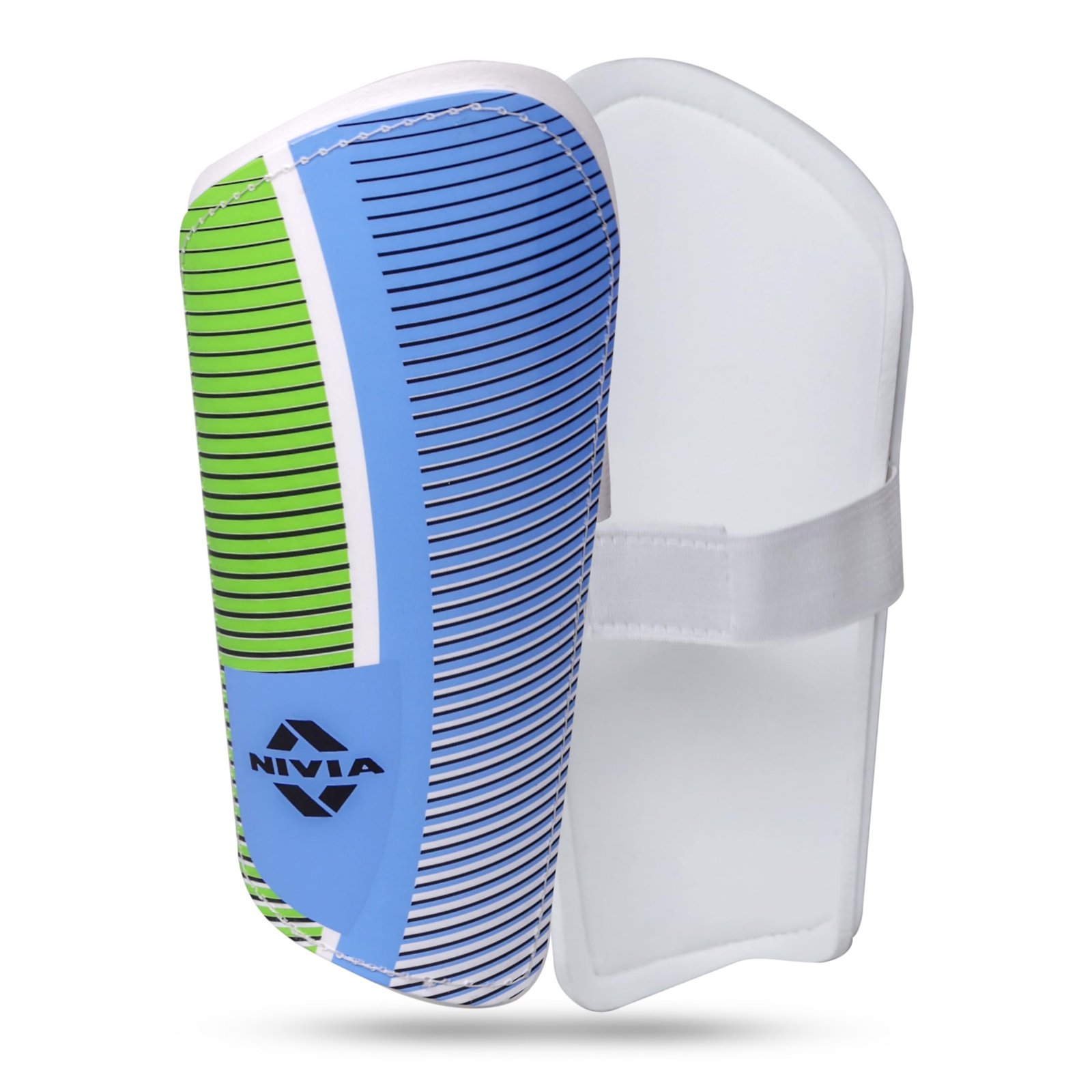 Nivia Wisdom – 2018 Plastic Shin Guard for Youth, for Football Games Matches, Training, Light Weight & Breathable
