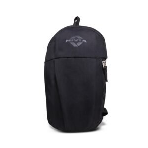 Nivia Pulse Junior 2.0 Backpack For Men & Women, Water-Resistant Sports Backpack, Lightweight, Durable 600D Polyester, Double-Zip Main Compartment & Secure Front Pocket, Capacity-10 Litres