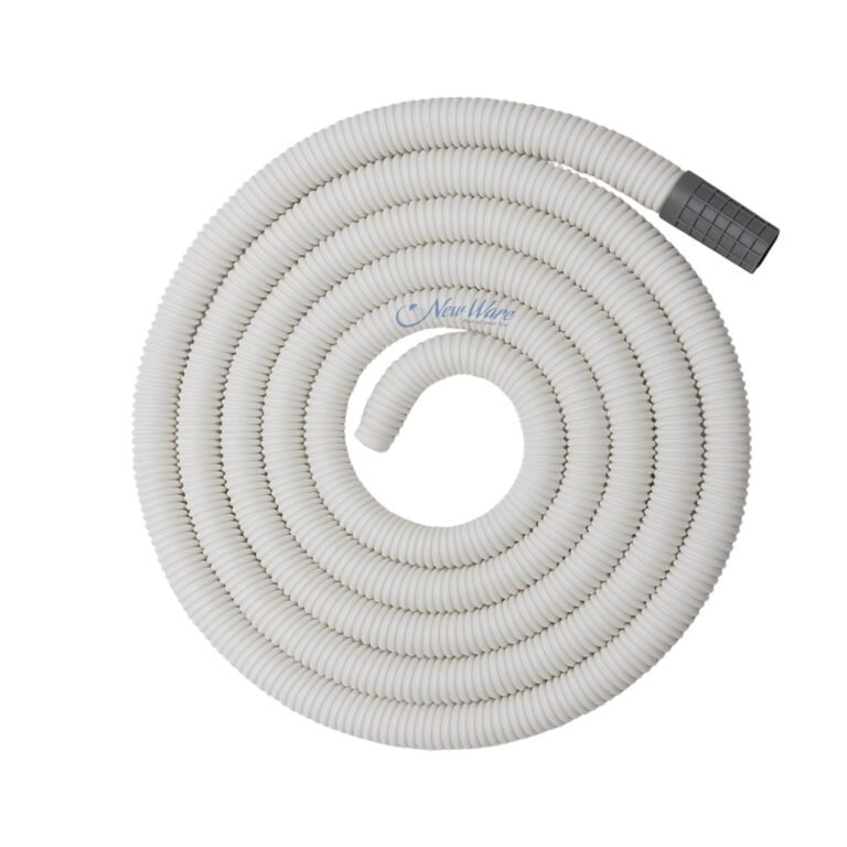 NEW WARE® 5 Meter PVC Semi Automatic Washing Machine Inlet Pipe | Water Fill Hose Extension for Twin Tub Washing Machine | Flexible Heavy Duty Anti-Kink Leak Proof Water Supply Hose | White Pack of 1