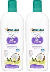 Himalaya Baby Hair Oil with Amla, Sesame & Coconut oil – 200ml | No.1 Doctor Prescribed (Pack of 2)