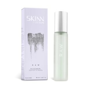 Skinn by Titan, Raw Long Lasting EDP for Men – 20 mL | Perfume for Men | Eau De Parfum for Men | Premium Fragrance | Grooming Essentials