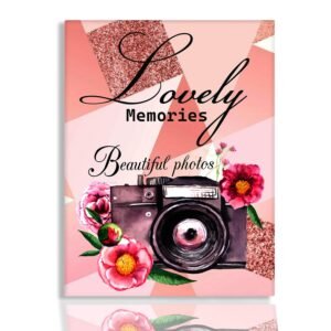 Sehaz Artworks Pink Photo Album For Photos Collection 4×6 Holds 104 Photos