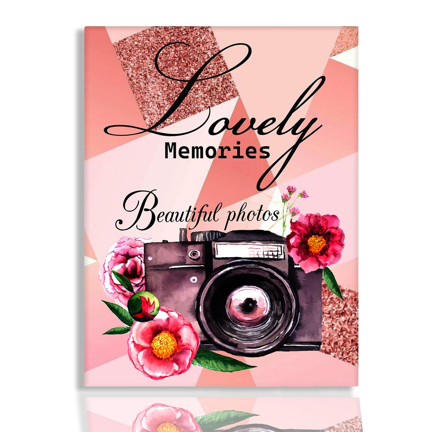 Sehaz Artworks Pink Photo Album For Photos Collection 4×6 Holds 104 Photos