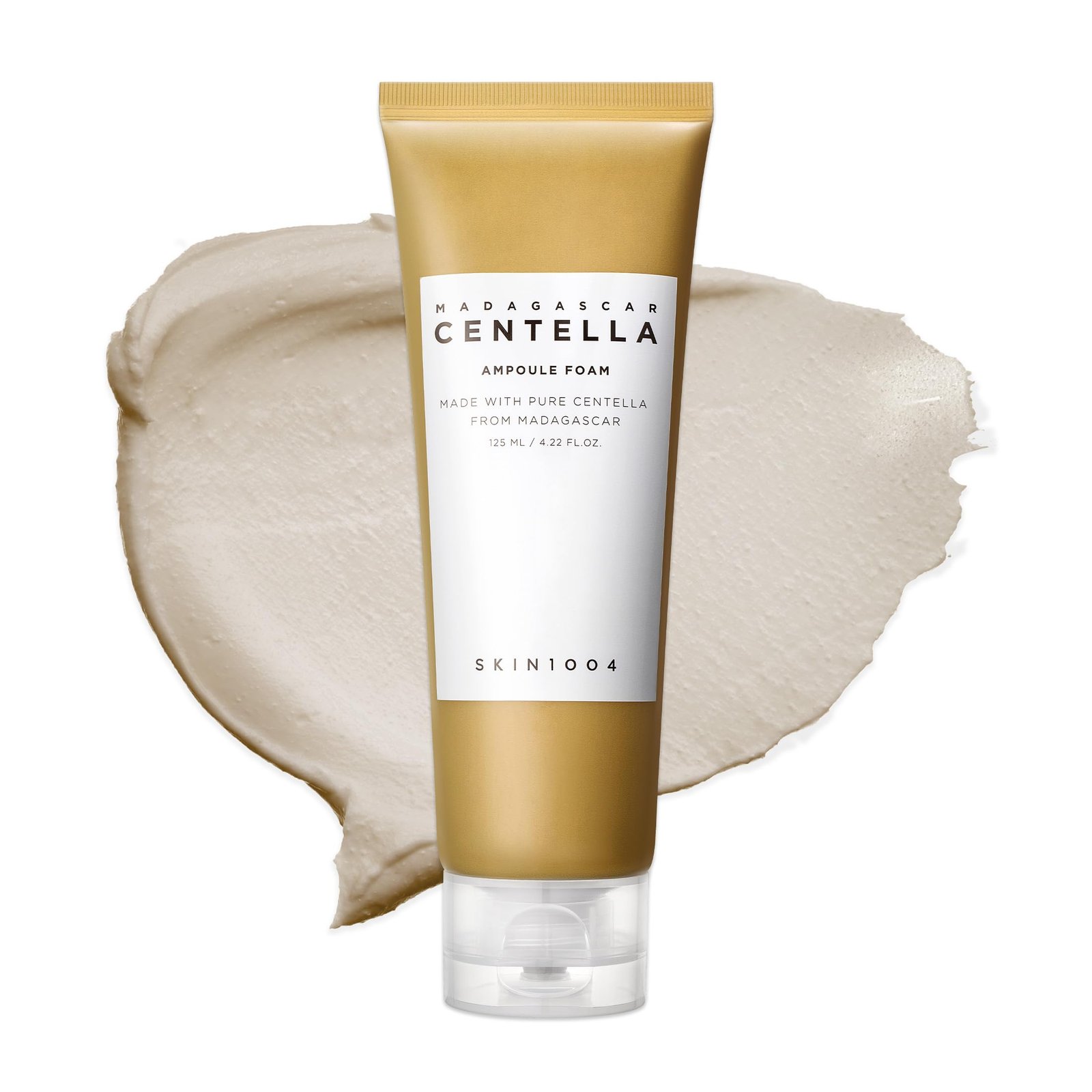 SKIN1004 Madagascar Centella Ampoule Foam Cleanser | Gentle Hydrating Face Wash, 125 ml