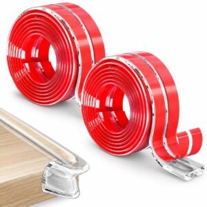 2 Pcs Silicone Edge Protector Strip | Baby Corner Guards for Sharp Edges | Table, Bed & Furniture Safety Protectors | Baby Proofing Corner Guards & Edge Safety for Sharp Edges