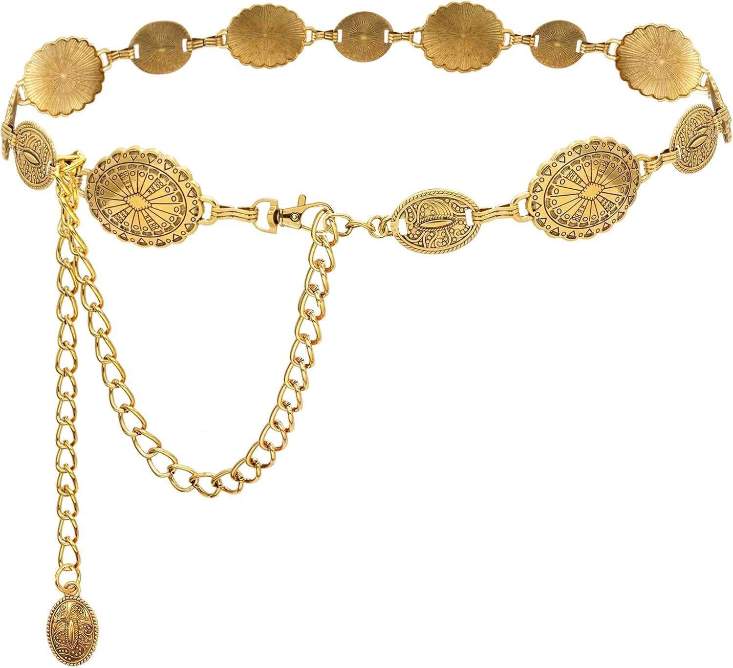 YouBella Jewellery for Women Belts for Women and Girls Stylish Kamarbandh Kamar Chain Waist Belt for Dresses Jeans Saree