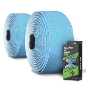 Alien Pros Bike Handlebar Tape PU (Set of 2) Black Red White Pink Blue – Enhance Your Bike Grip with These Bicycle Handle bar Tape – Wrap Your Bike for an Awesome Comfortable Ride