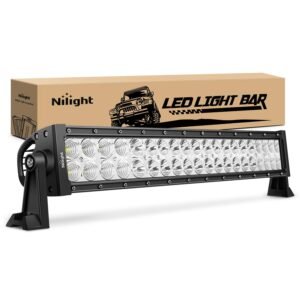 Nilight – 70003C-A 22″ 120w LED Light Bar Flood Spot Combo Work Light Driving Lights Fog Lamp Offroad Lighting for SUV Ute ATV Truck 4×4 Boat,2 Years Warranty