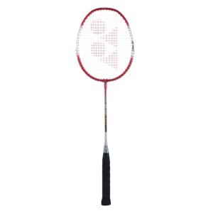 YONEX ZR 100 light Aluminium Strung Badminton Racket with Full Racket Cover (Red/White) | For Beginners | 95 grams | Maximum String Tension – 26lbs