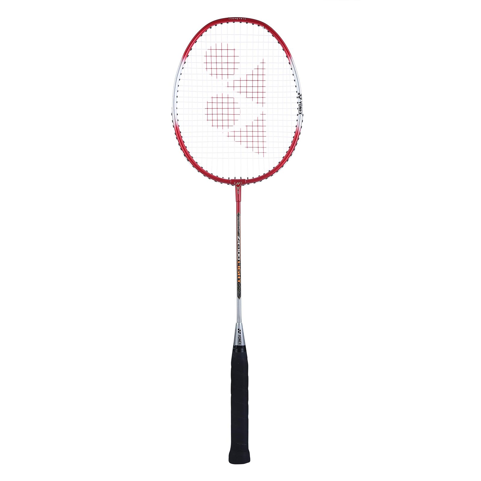 YONEX ZR 100 light Aluminium Strung Badminton Racket with Full Racket Cover (Red/White) | For Beginners | 95 grams | Maximum String Tension – 26lbs