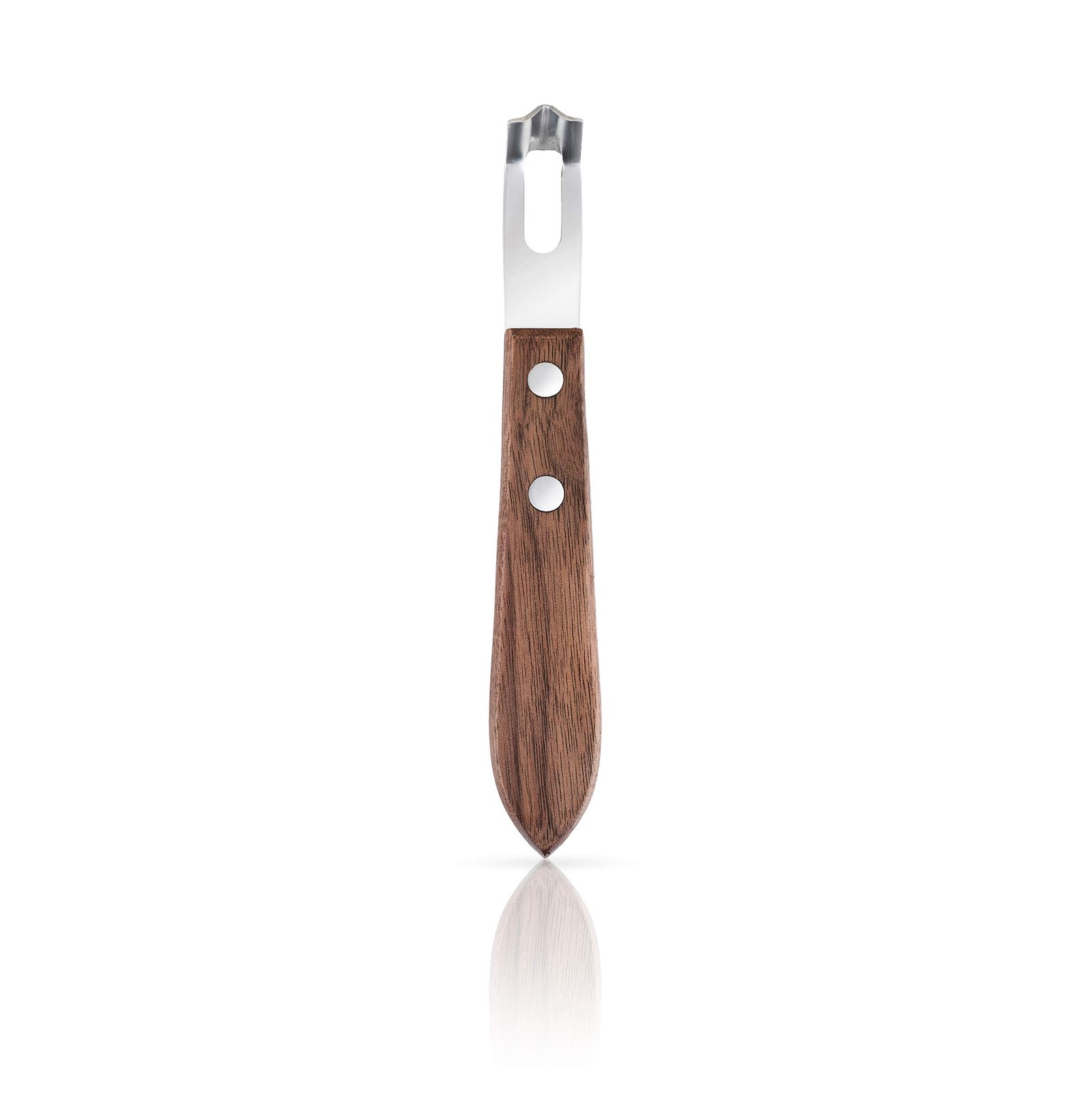 Viski 4575 Professional Channel Knife Garnishing Knives, Wood