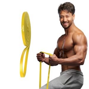 Slovic Latex Resistance Band for Workout [3-7 KG] | Yellow