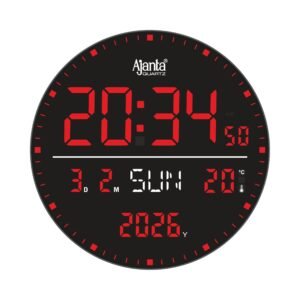Ajanta Digital Calendar Wall Clock – DC-247