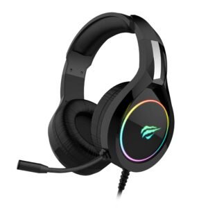 Havit H2232d Over Ear Wired Gaming Headset with Boom Microphone & RGB LED for PC, Laptop, PS4, Xbox, Switch