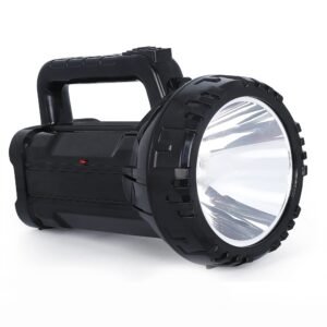Care 4 LED High Power Searchlight Rechargeable Long-Range Spot Light Torch for Camping Travaling Tracking | Flood Light Torch High Brightness Outdoor & Emergency Flashlight