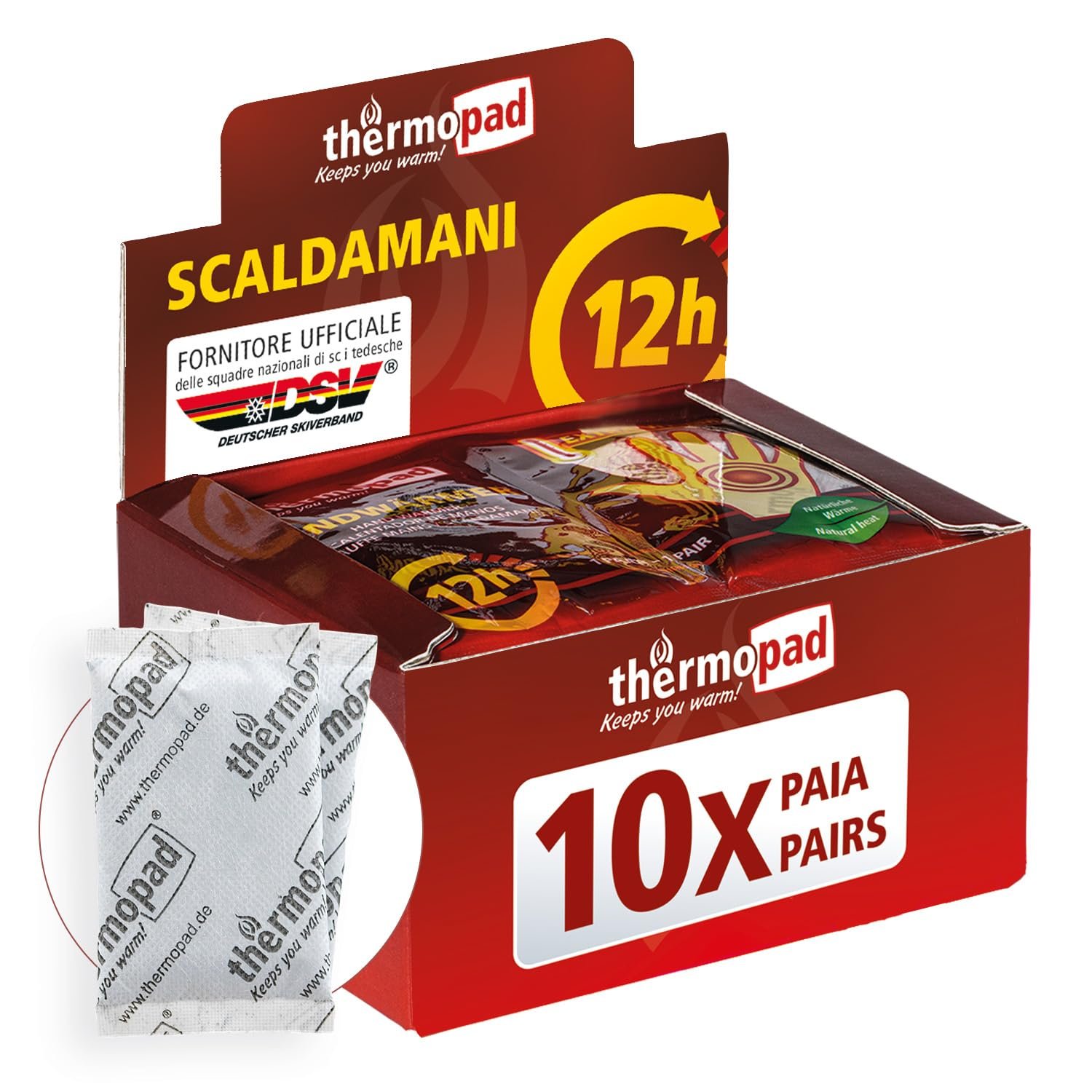 Thermopad 78010 Hand Warmers (10 Pairs) by Thermopad