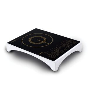 Philips Viva Collection Hd4938/01 2100-Watt Glass Induction Cooktop | Fast Gas-Free Cooking | No LPG Required With Sensor Touch & Full Crystal Glass (Black)