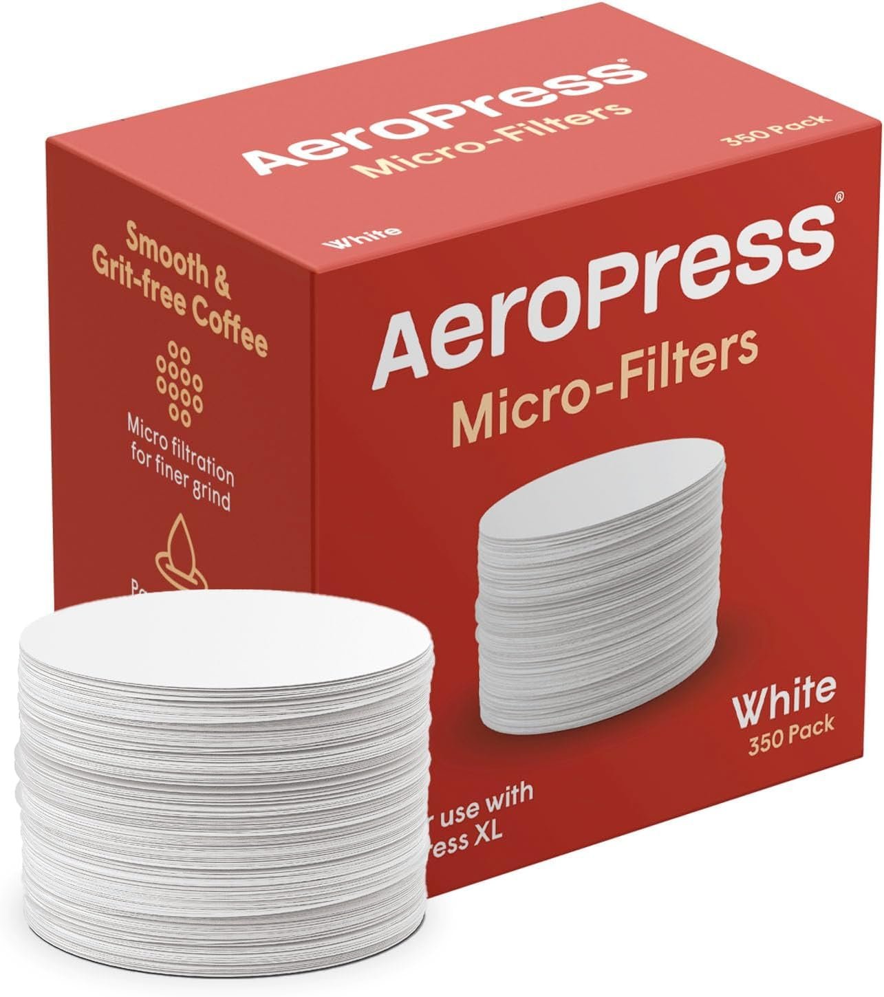AeroPress Replacement Filter Pack – Microfilters For The AeroPress Coffee And Espresso Maker – 350 count
