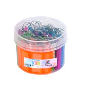 SNDIA 50 Pcs Key Tag Keyring & Keychain, Multicolor