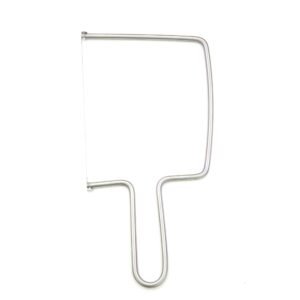 Aeon Design Cheese Slicer/Cutter with Extra 2 Wires-Easy and Fast Cutting Hard Or Semi Hard Block Cheeses-Stainless Steel Kitchen Tool-Long Lasting Wires