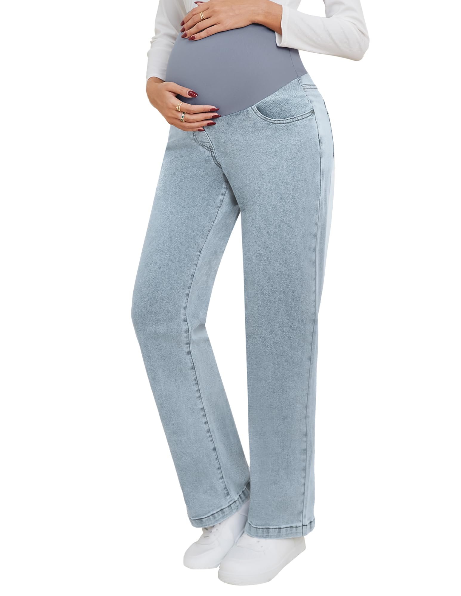 fitglam Women’s Maternity Leggings Underbelly Pregnancy Lounge Active Workout Pants