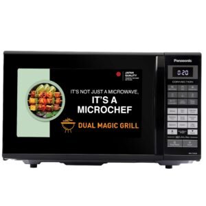 Panasonic 27L Convection Microwave Oven(NN-CT645BFDG,Black, Magic Grill)