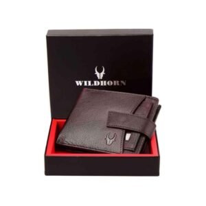 WildHorn Rfid Protected Leather Wallet For Men, Brown