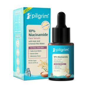 Pilgrim 10% Niacinamide Face Serum for Acne Marks & Glass Skin Glow – 30ml