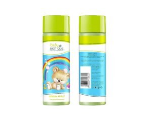 Biotique Disney Mickey Baby Tear Proof Shampoo, Green Apple (190ml)