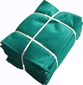 HOME BUY Green Shade Net 50% UV Sun Protected for Terrace, Garden, Green House, Balcony & Gardening Multipurpose Agro net 50%,1.5MX15m (5 ft x 50ft) Green Net