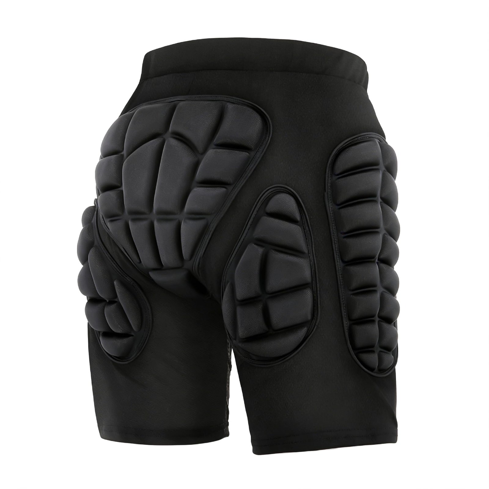 TOMSHOO Hip Protection Pads Shorts, Upgrade Hip Protection Pads,3D EVA Hip Bone Protection Pad Impact Resistance Lightweight Protective Gear for Ski Skate Snowboard Skating