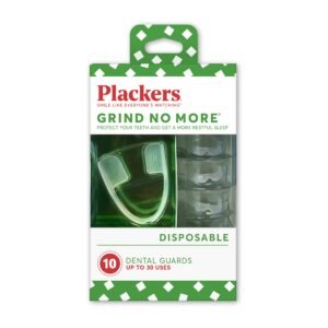 Plackers Mouth Guard Grind No More Night Time Use – 1 package (10 count)