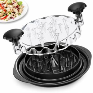 AveFare Pp Stainless Steel Rubber Pro Chicken Shredder, 10.8