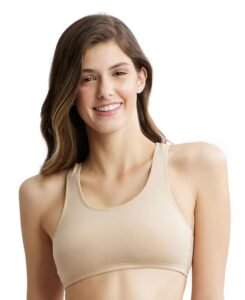 Jockey 1582 Women Super Combed Cotton Elastane Stretch Slip On Crop Top