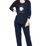 ZEYO Night Suit for Women’s Printed Cotton Night Dress of Top and Pajama Set (Available in Plus Size)