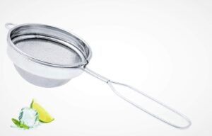 Sjeware Stainless Steel Tea Strainer, Chalani, 8 cm, Medium , Double Mesh
