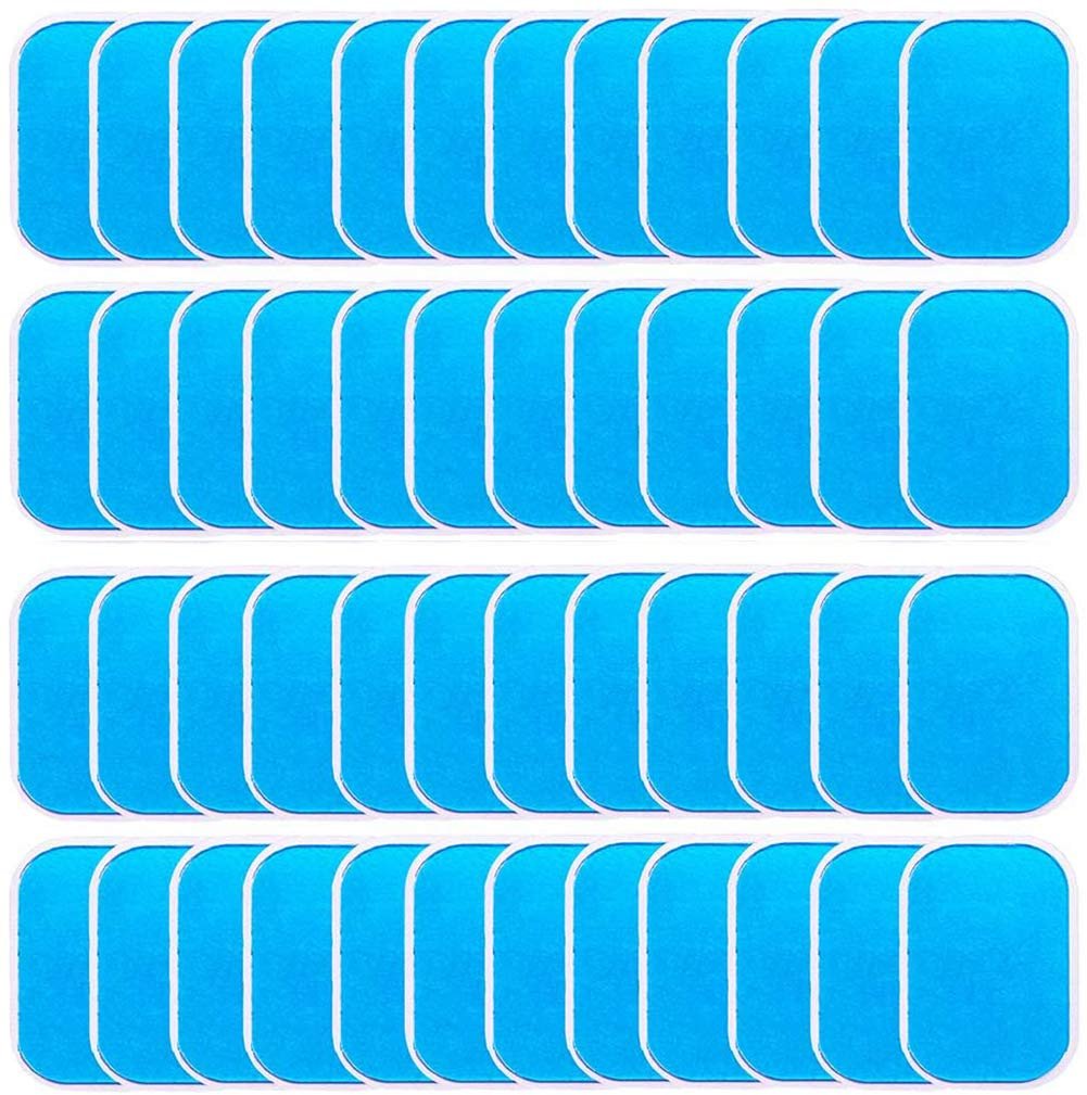 25 Sets of 50 Pads Abs Trainer Gel Sheet for EMS AB Trainer, Waist Trimmer Belt, ABS Toner Body Muscle Trainer.
