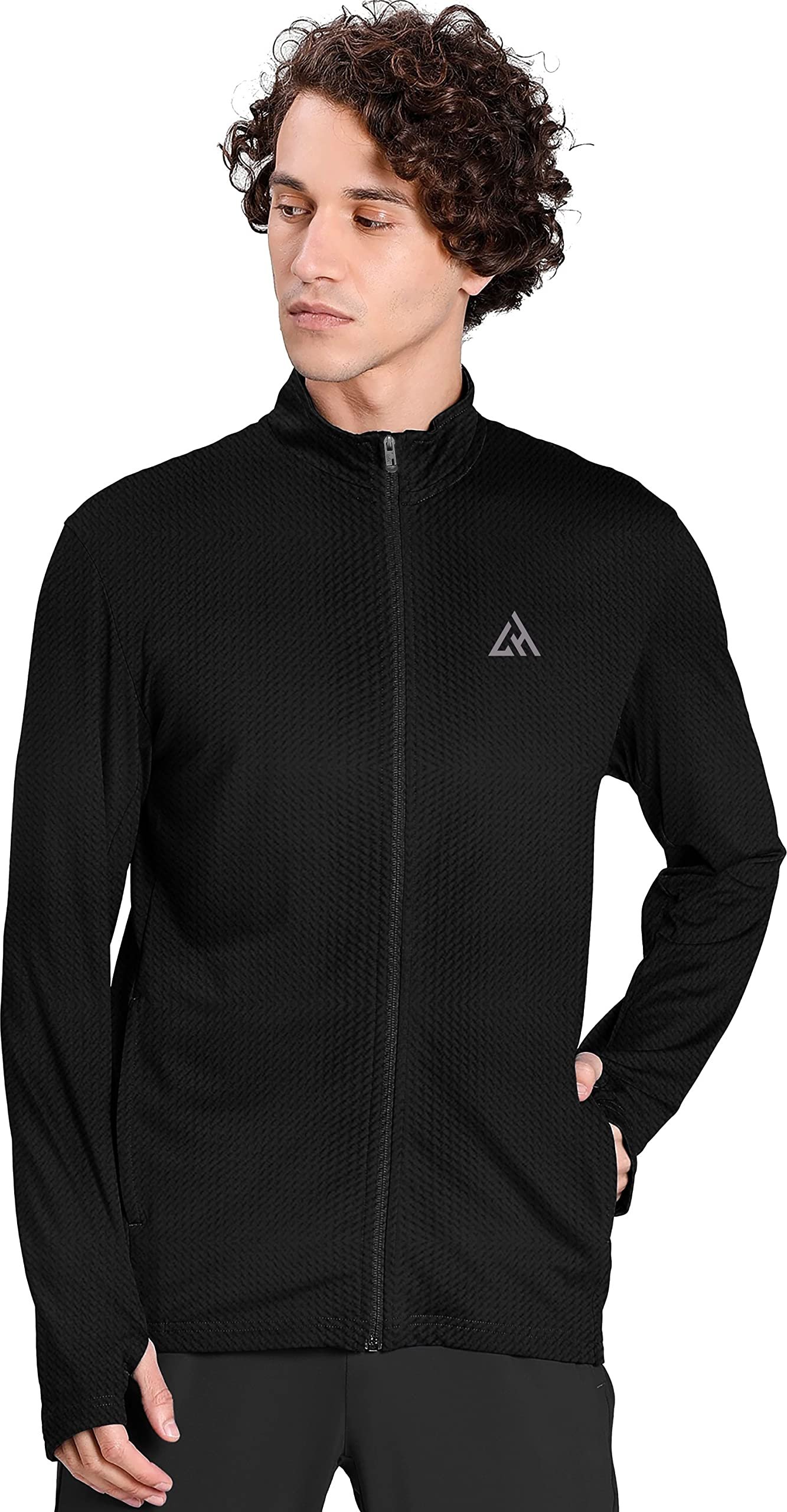 London Hills Sunscreen Jacket For Men | Sun Protection | Uv Protection | Spf | Riding | Riding | Biker | Sun Coat | Sunblock | Summer Jacket For Men | Black