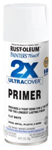 Rust-Oleum 249058 Painter’s Touch Ultra Cover 2x Primer Spray Paint – WHITE