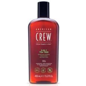 American Crew 3-In-1 Tea Tree Body Cleanser, 15.02 Ounce