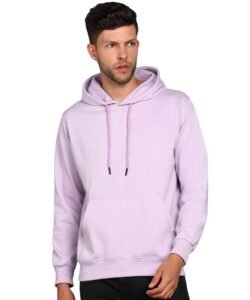 Alan Jones Clothing Men’s Solid Hooded Sweatshirt | Drawstring Hood, Kangaroo Pocket, Ribbed Hem | Regular Fit | Sizes S–5XL | Multiple Colors