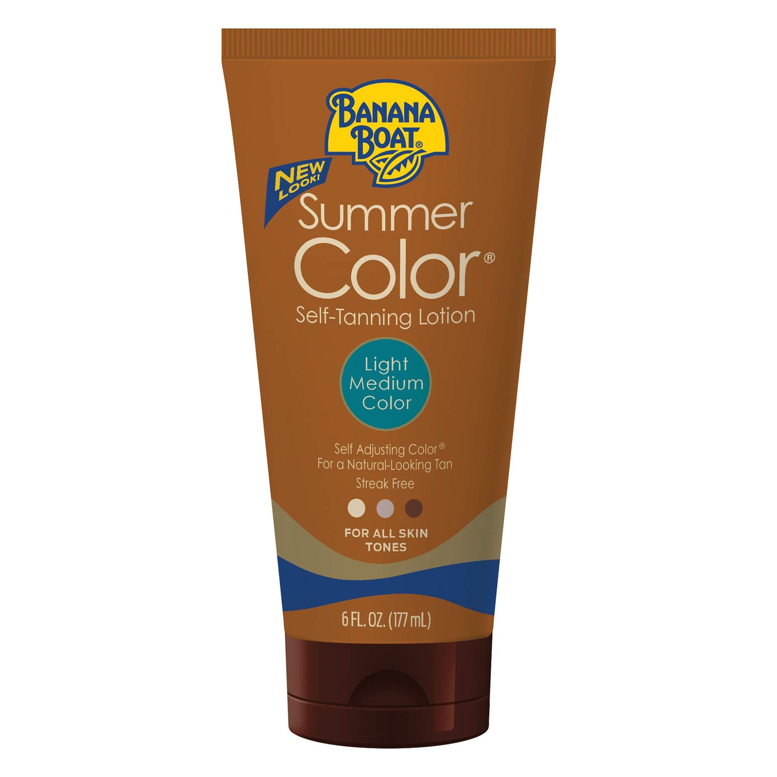 BANANA BOAT Self-Tanning Lotion, Light/Medium Summer Color for All Skin Tones – 6 Ounce, 177 ml (Pack of 1) (13131)
