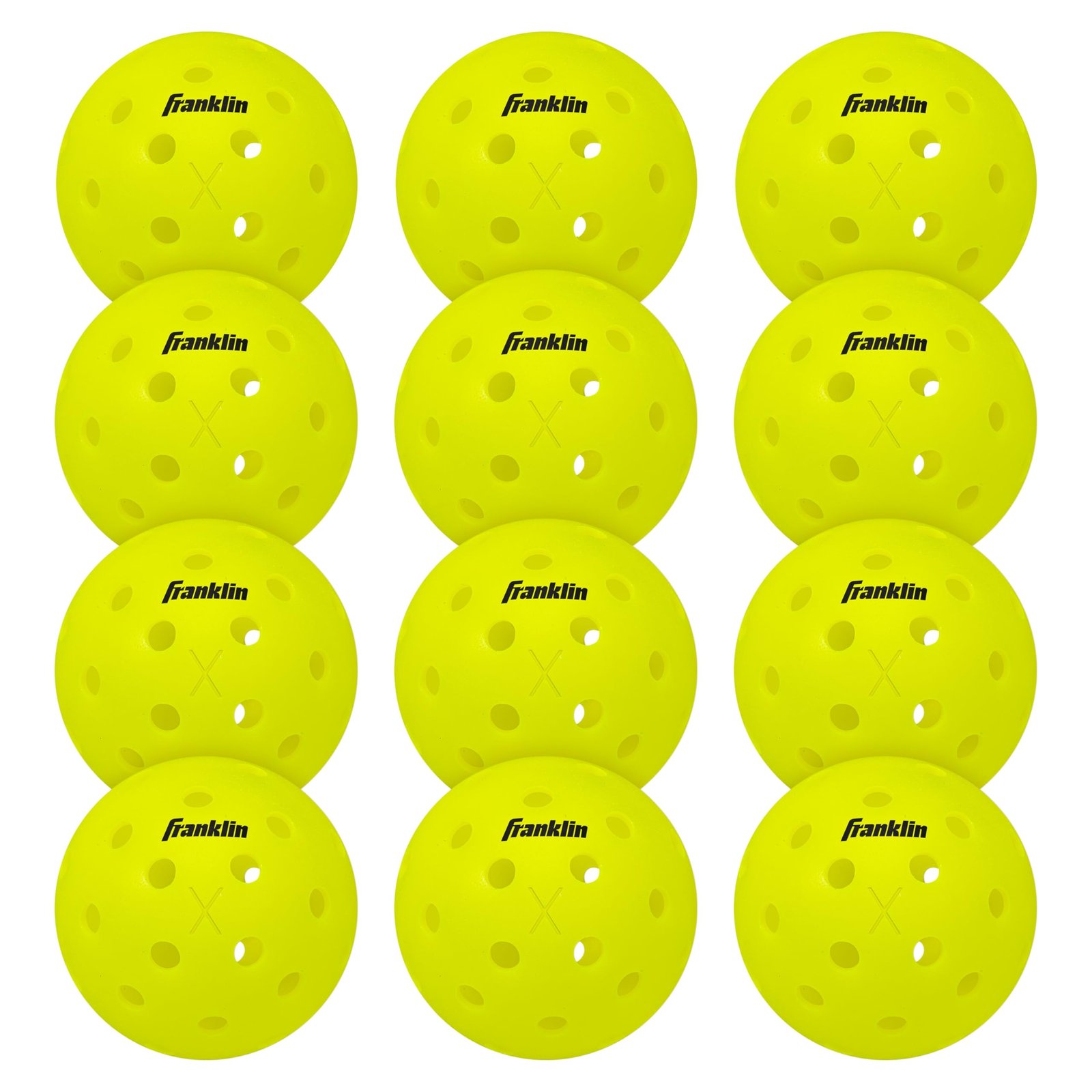Franklin Sports X-40 Performance Outdoor Pickleballs – USAPA Approved – Official Ball of US Open Pickleball Championships
