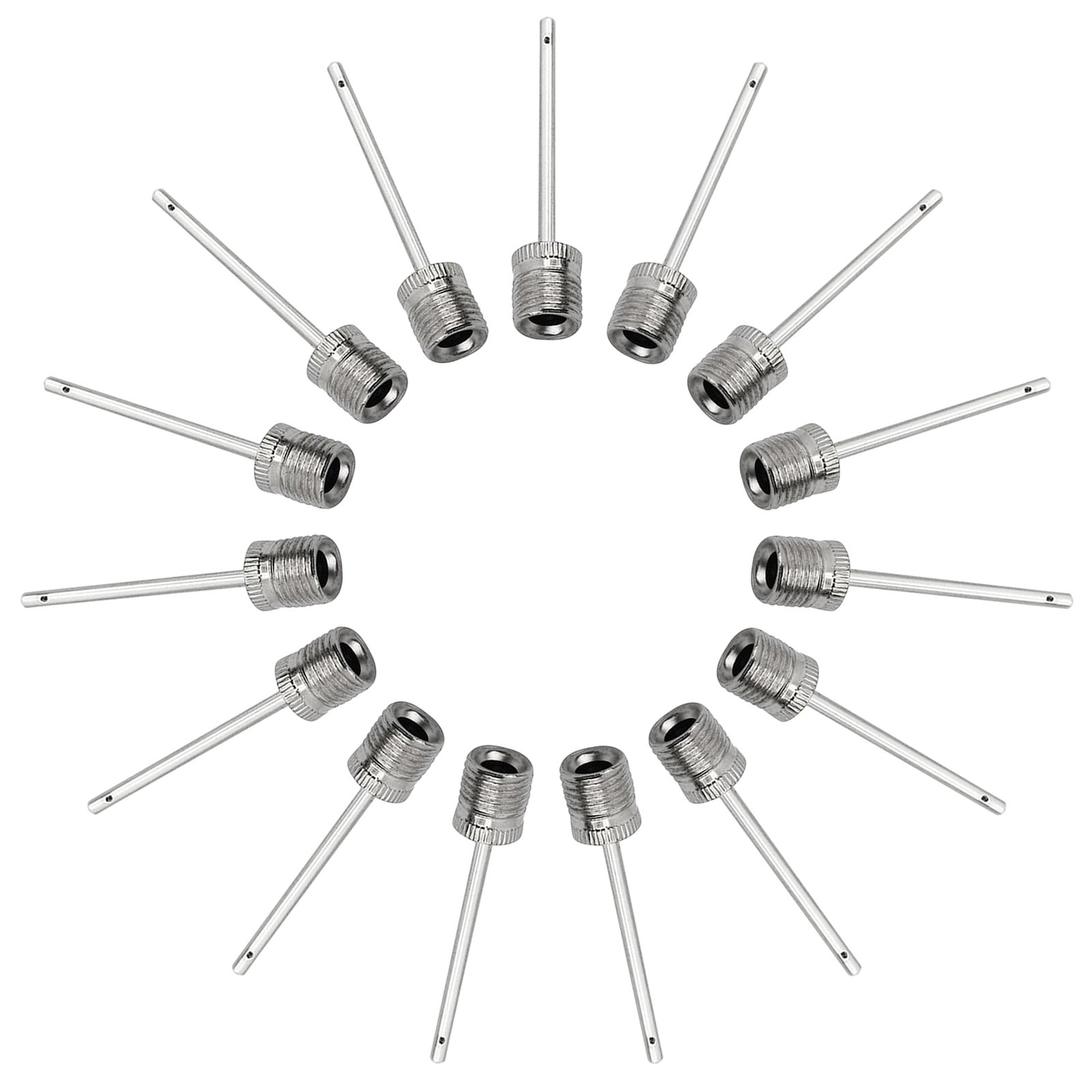 15Pcs Ball Pump Inflation Needles – Stainless Steel – Sports Balls