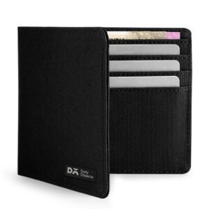 DailyObjects Coin Classic Bifold Wallet for Men | Ballistic Nylon Material | Holds up to 8 Credit/Debit/ATM Cards | Slim & Easy to Fit | Handcrafted Money Purse