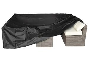 Patio Furniture Set Cover Outdoor Sectional Sofa Set Covers Outdoor Table and Chair Set Covers Water Resistant Large 126″ L x 63″ W x 28″ H ,,