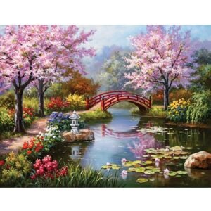 HASTHIP® Diamond Painting Craft Kit 11.8×15.8In for Adults Home Decor