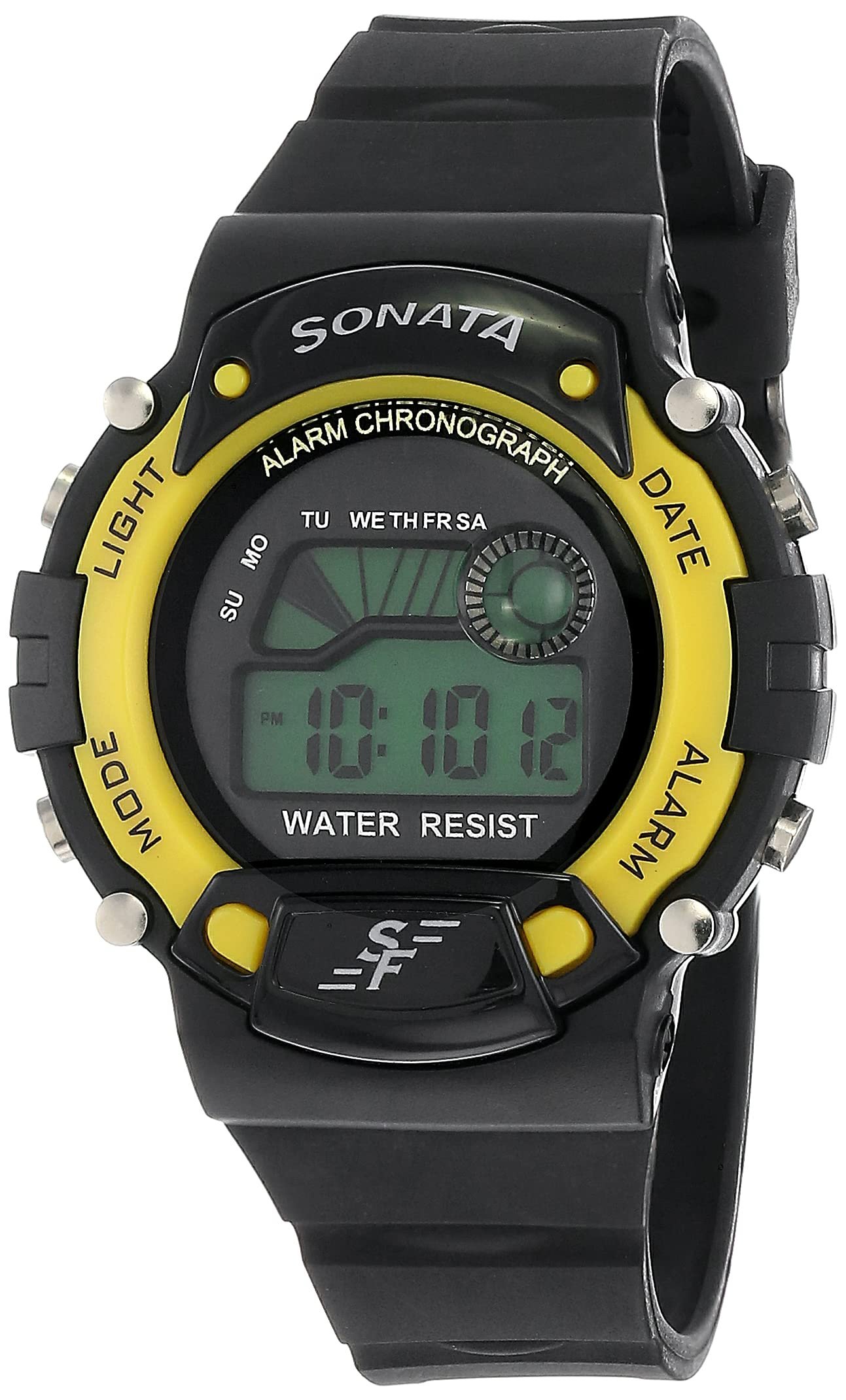 SF Venus Digital Digital Grey Round Dial Men’s Casual Watch-NM7982PP01